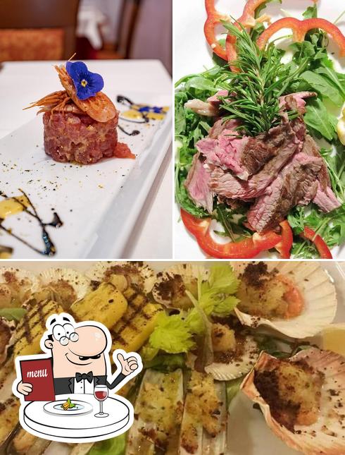 Cibo al Trattoria La Nassa