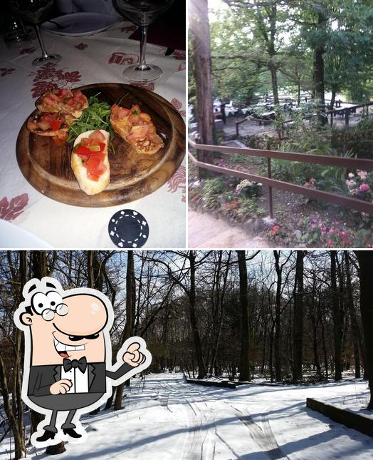 ca' Franca si caratterizza per la esterno e cibo