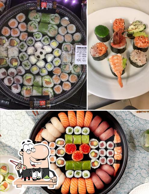 Prova le varie opzioni di sushi