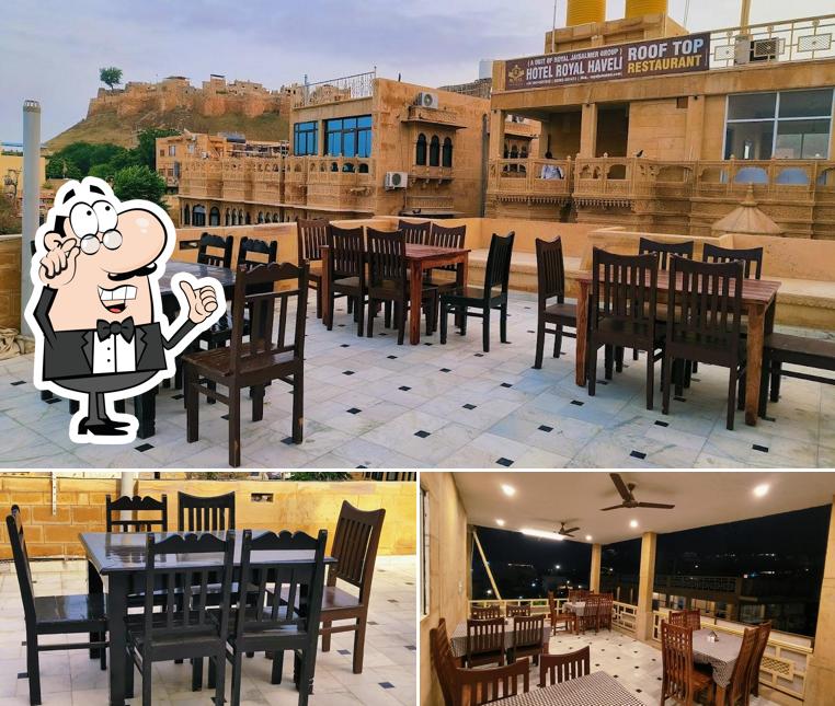 The image of Zaffran Restaurant & Cafe Jaisalmer’s interior and food