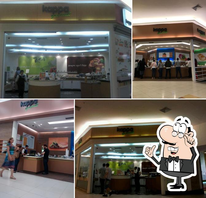 O interior do Kappa Gourmet