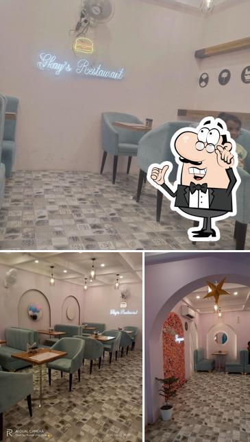 The interior of Gkay's Restaurant