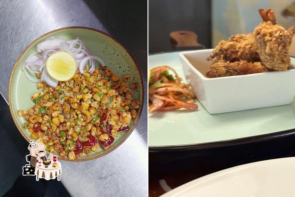 Food at Krigo fine dining family restaurant