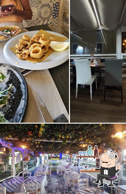 Gli interni di Lungomare Restaurant