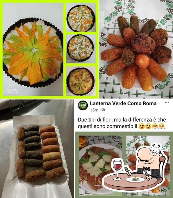 Cibo al Pizzeria Lanterna Verde