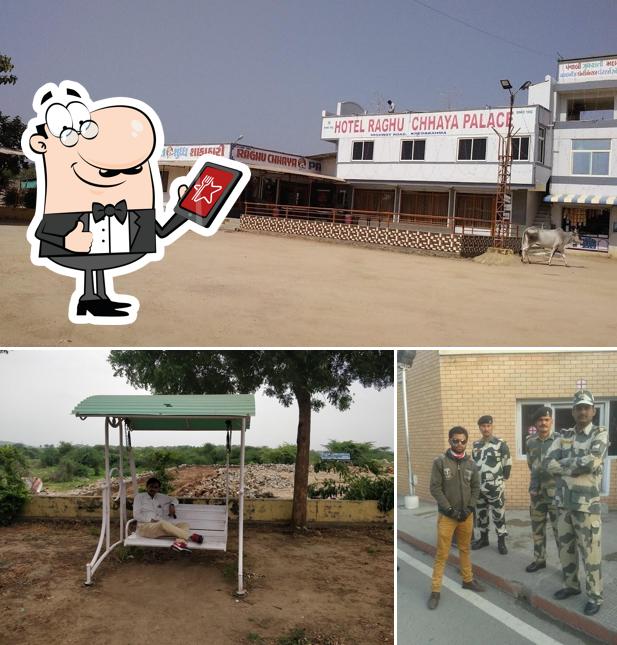 You can get some fresh air outside Raghu Chhaya Palace - Best Hotel, Restaurant, Banquet Hall, Party Plot, Rooms Available