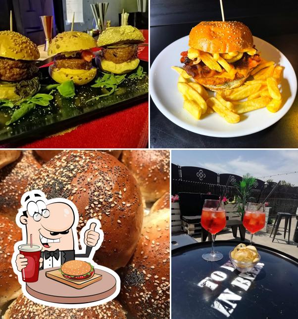 Ordina un hamburger a 2b double beer