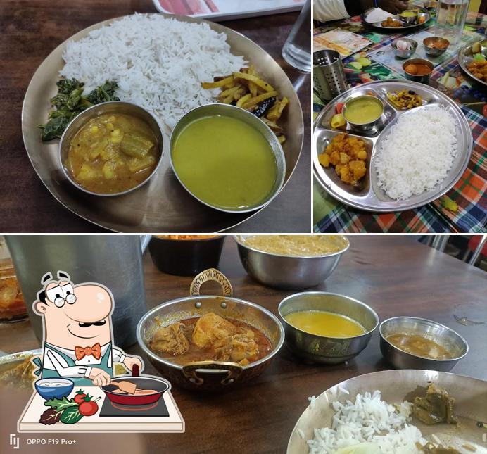 Chicken curry at Chanchal Hotel