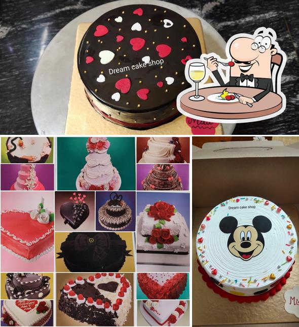 Food at Dream cake shop