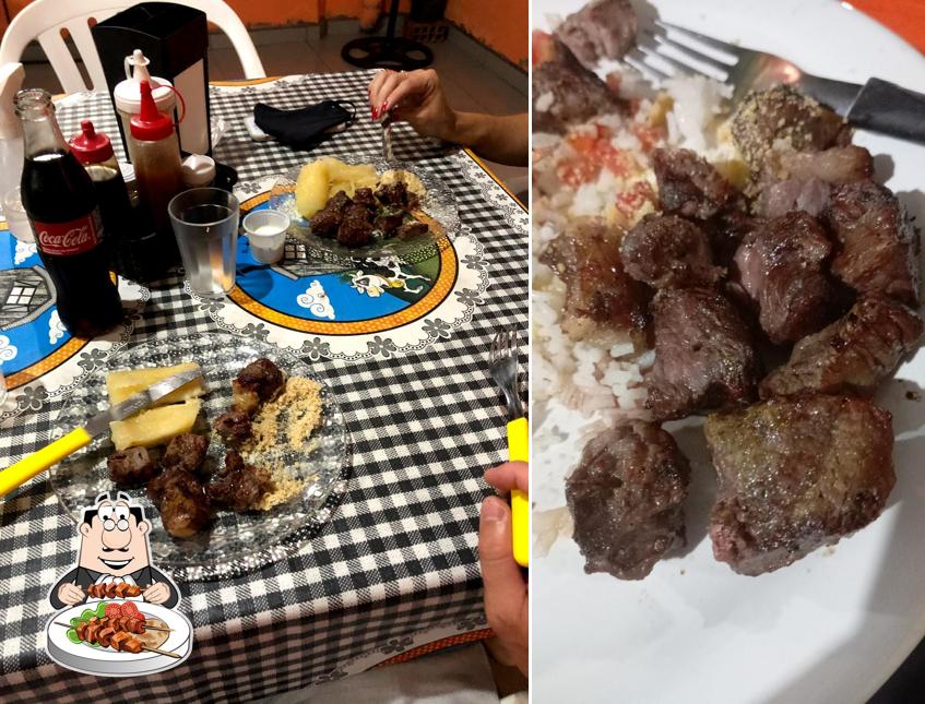 Platos en Espetão do Laurão