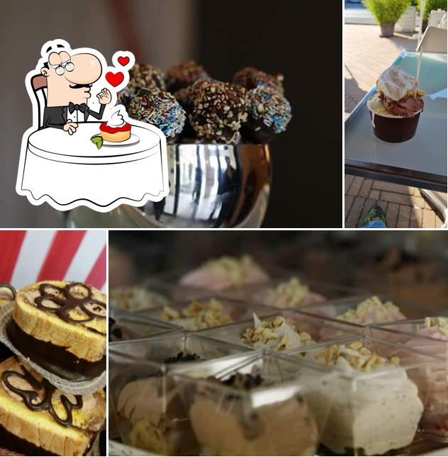 Il Gelato Artigianale serve un'ampia selezione di dolci