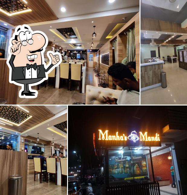 The interior of Manha's Mandi