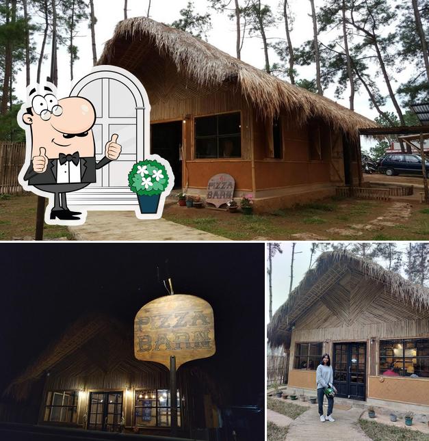 The exterior of Pizza Barn, Shillong