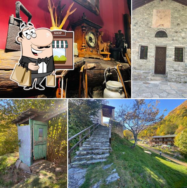 Gli esterni costituiscono una caratteristica importante di RIFUGIO ALPINO SANTA PULENTA