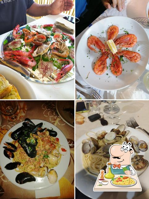 Scampi al Ristorante Peppino Il Pescatore