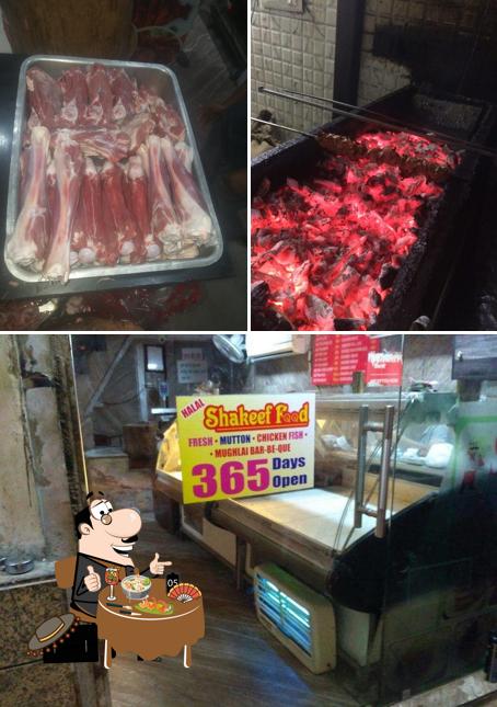 This is the photo showing food and interior at SHAKEEF FOODS