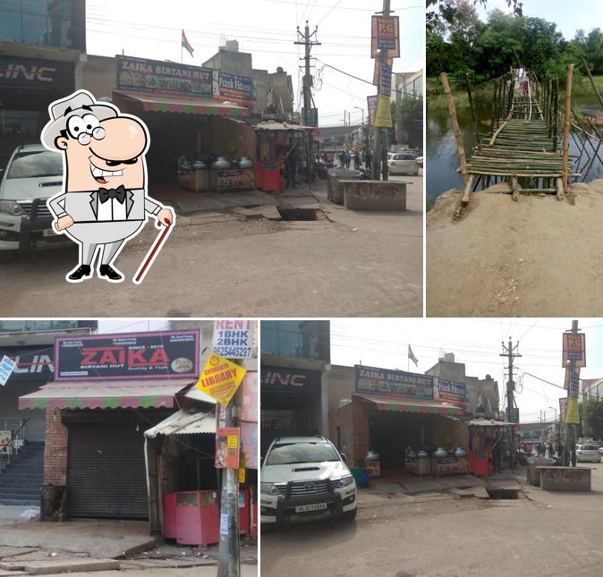 The exterior of Zaika Biryani Hut