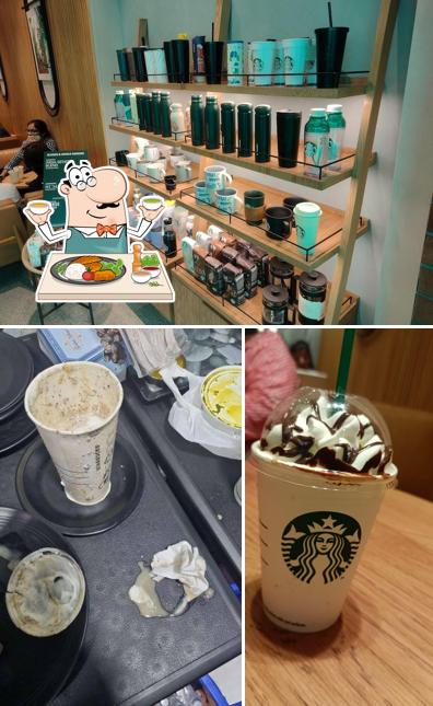 The image of Starbucks’s food and interior
