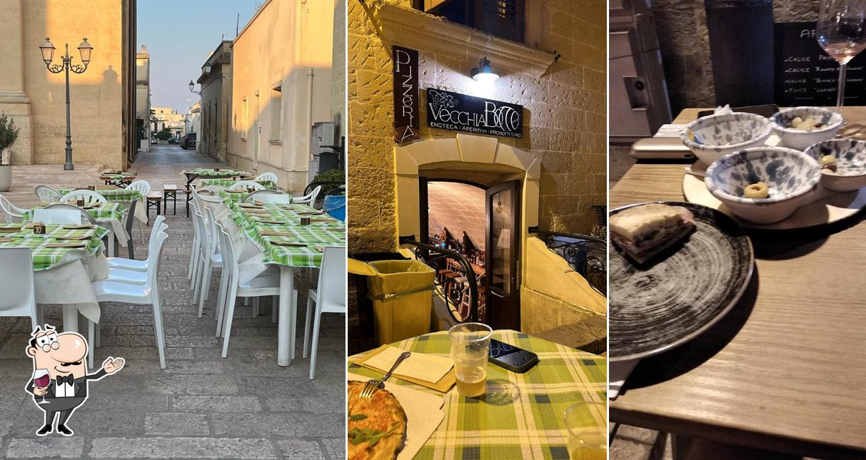 È gradevole bersi un bicchiere di vino a Vecchia botte