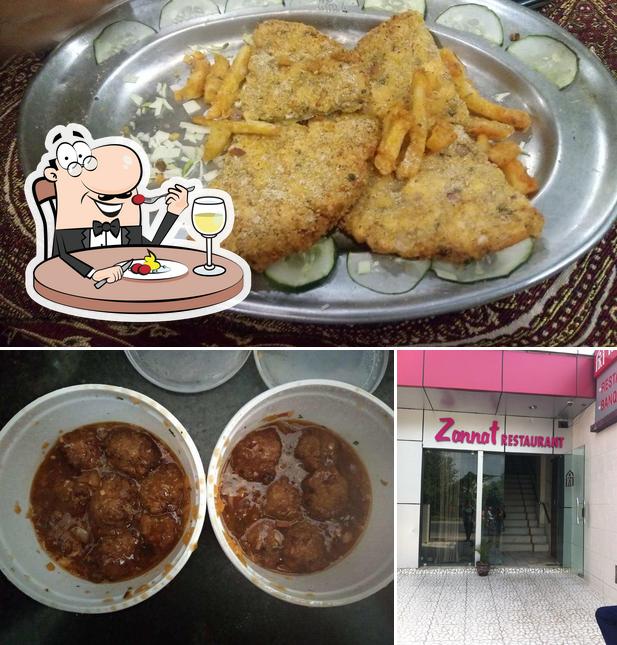 The restaurant's food and exterior