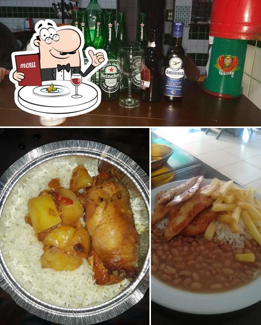 Dê uma olhada a foto apresentando comida e cerveja no Pizzaria Restaurante Esfiharia Ponto Certo
