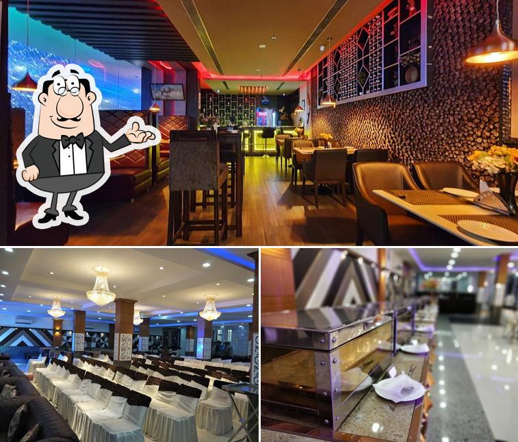 Take a seat at one of the tables at Bar & Restaurant