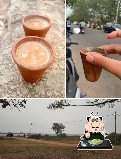 This is the picture displaying food and exterior at Behera & Behera Tea Stall