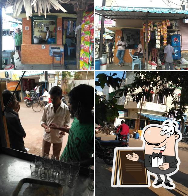 The restaurant's exterior and interior