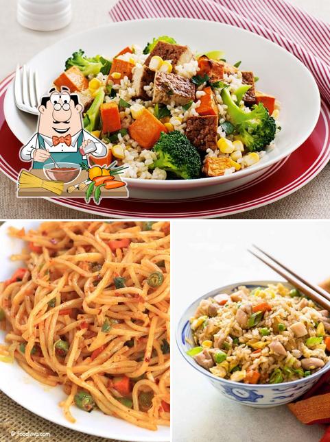 Spaghetti bolognese at Eastern Chinese Corner
