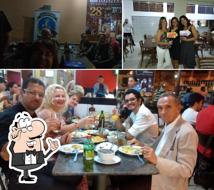 O interior do Garden Brasa