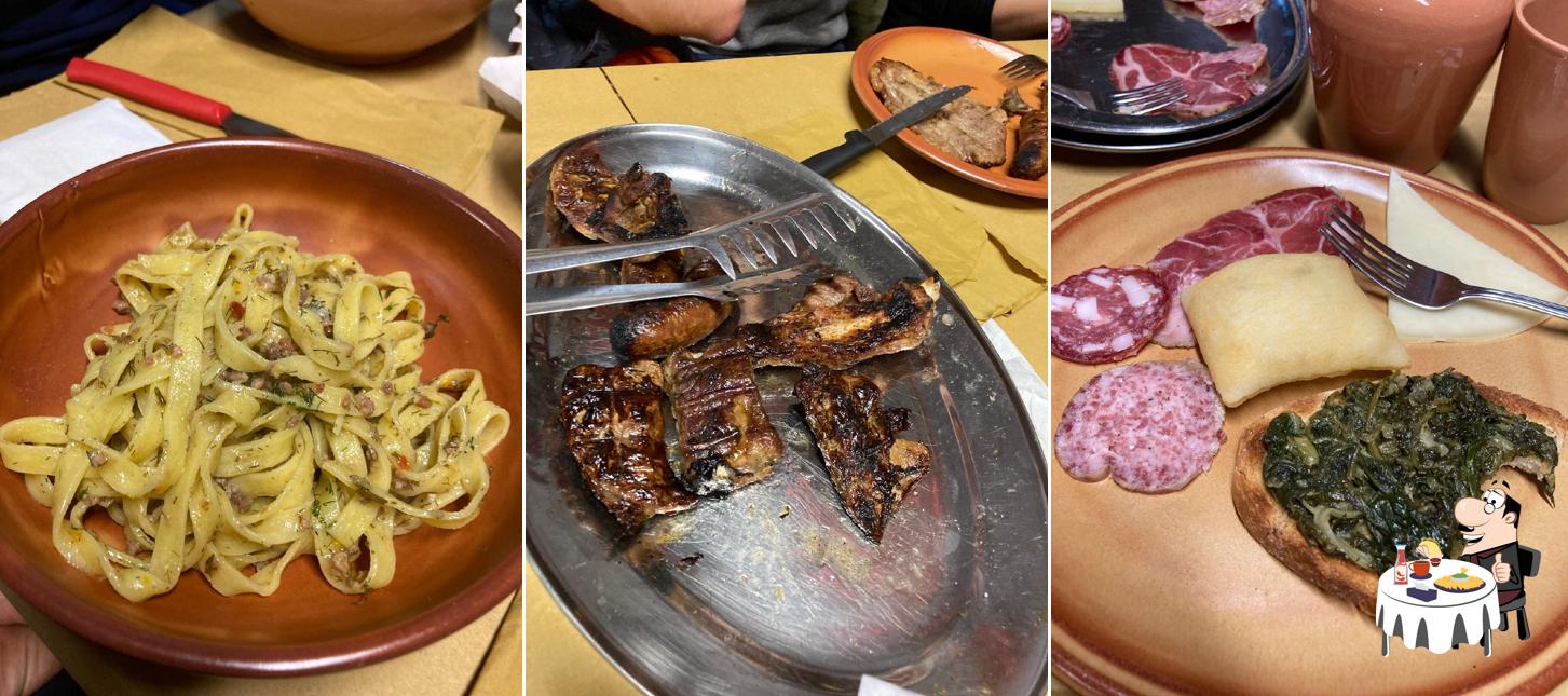 Piatto di formaggi al Hostaria Sossanta