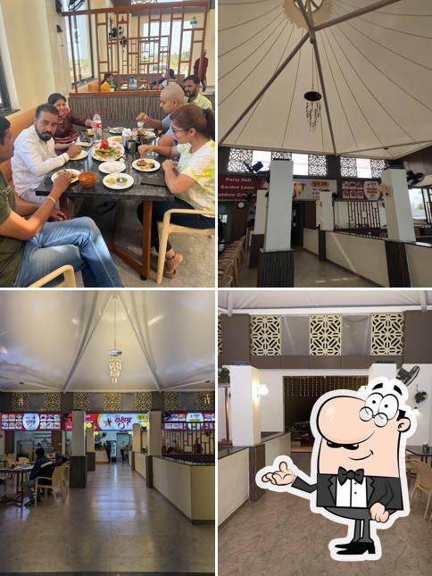 The interior of Hotel New Sukh Sagar