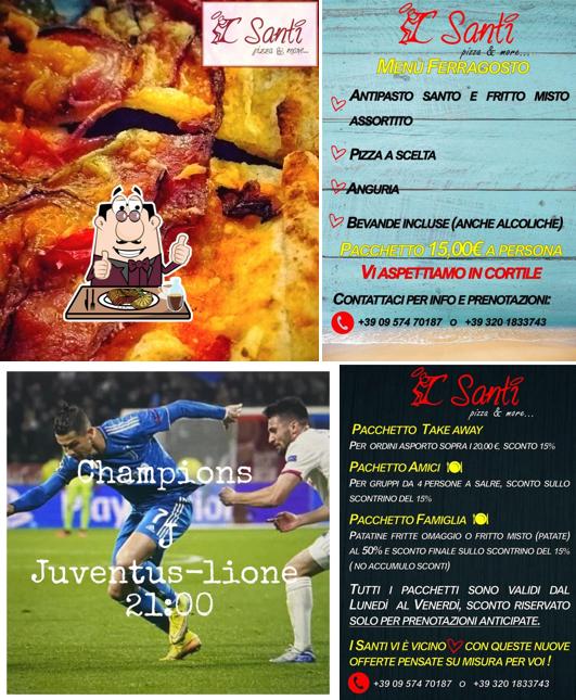 Prova i piatti di carne a I Santi Pizza & more