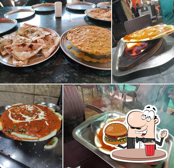 Get a burger at New Sher-e-Punjab Dhaba