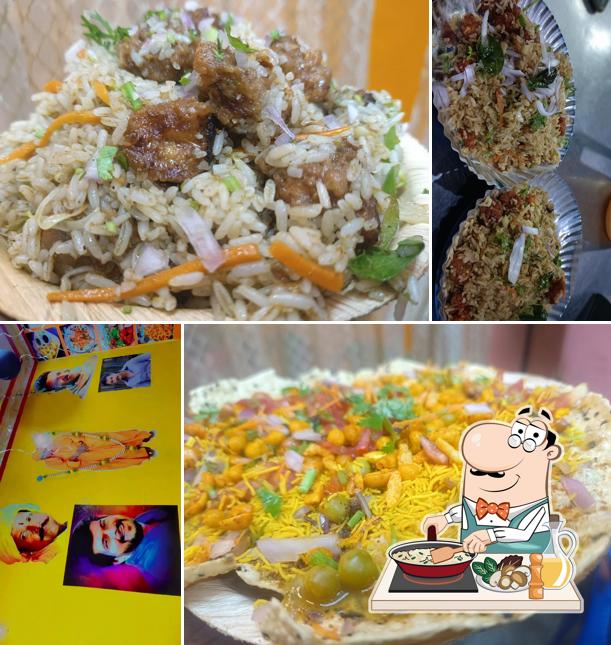 Fried rice at Shree Lakshmi Narasimha Swami chats corner