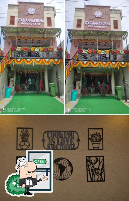 The exterior of Star Annapurna Kothavalasa