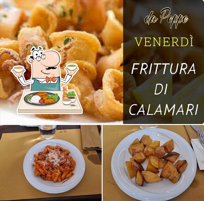 Calamari fritti al Trattoria Da Peppe