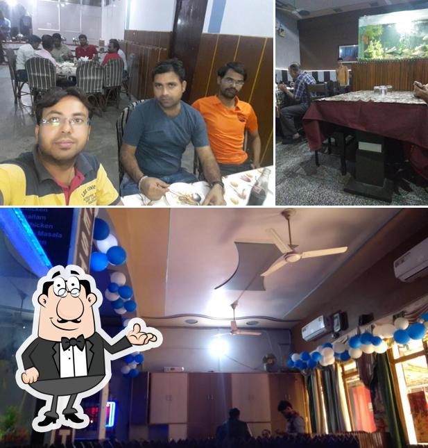 The interior of Shri Sai Restaurant