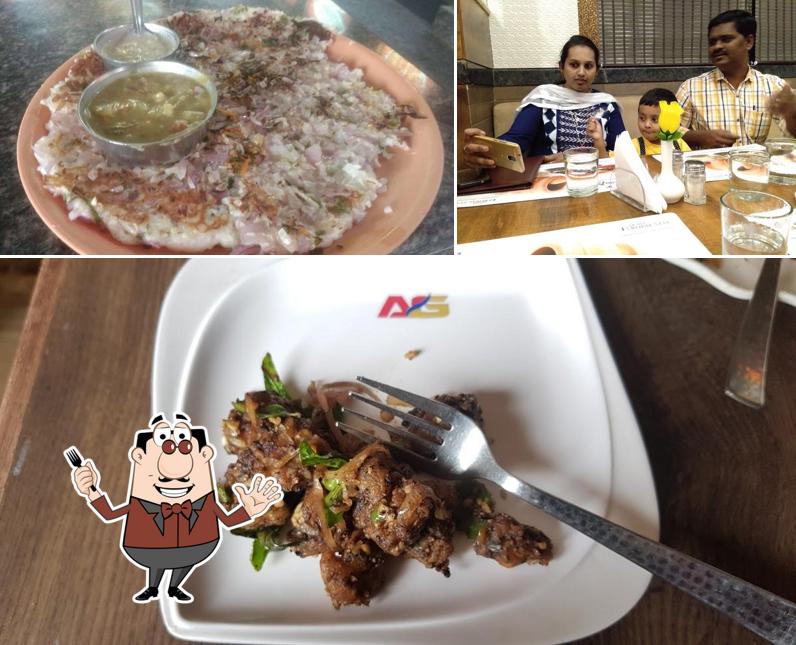 Sri Udupi Park is distinguished by food and dining table