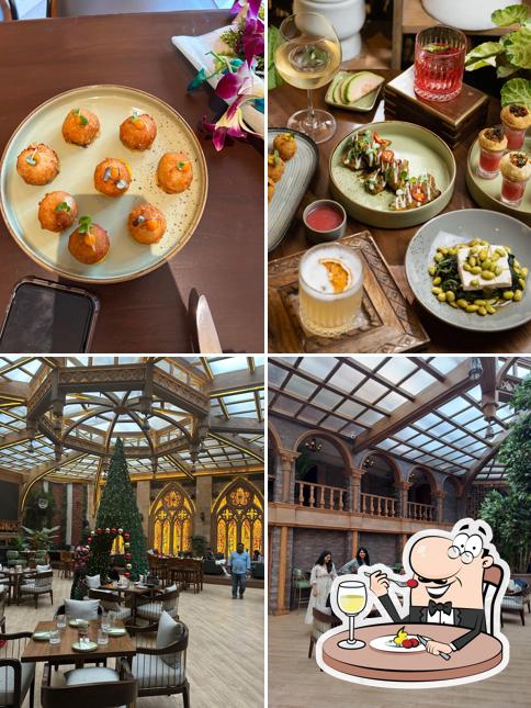 The restaurant's food and interior