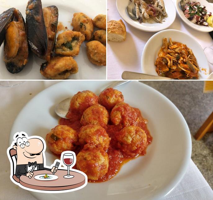 Cibo al Trattoria del Lago