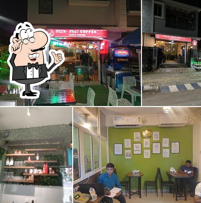 The interior of Brew Bugs Coffee