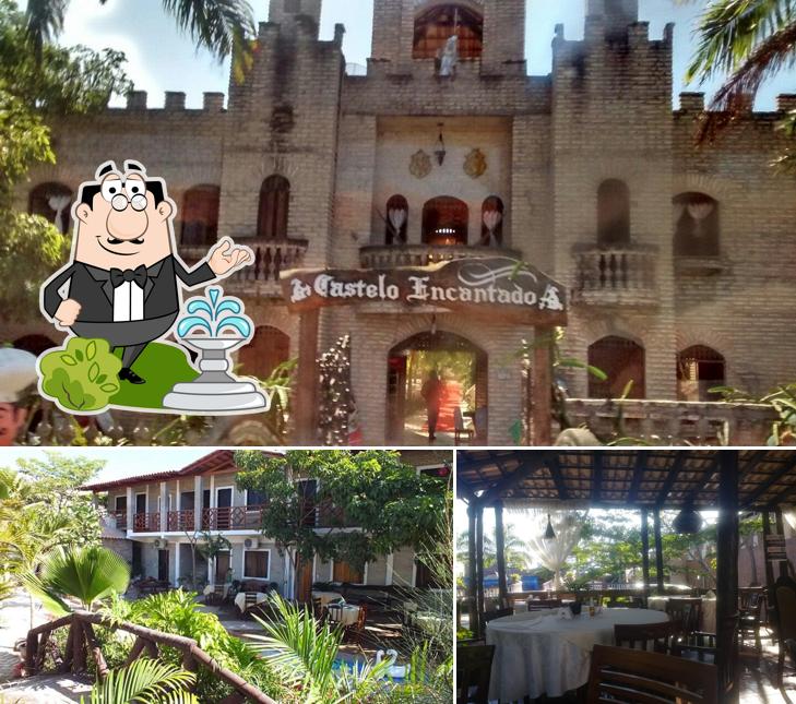 Entre diferentes coisas, exterior e mesa de jantar podem ser encontrados no Castelo Encantado