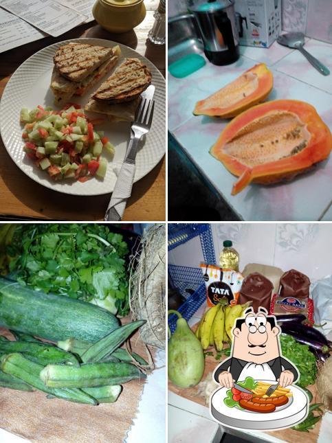Food at Cool Talk Cafe