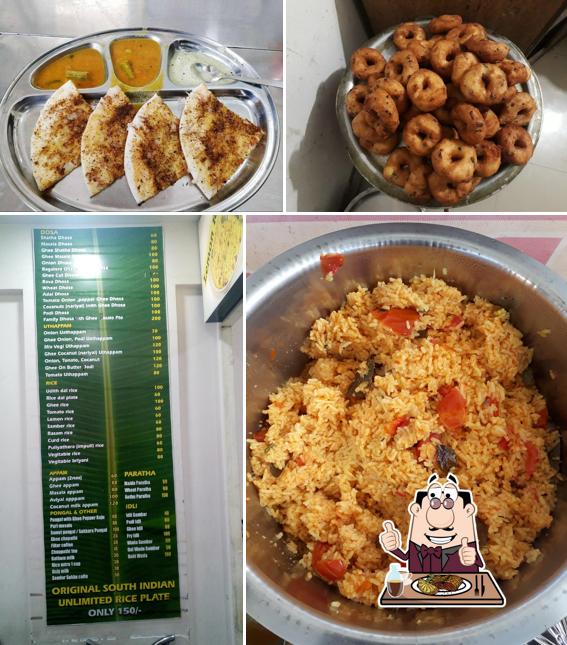 HOTEL Sendur Saravana Bhavan provides meat dishes
