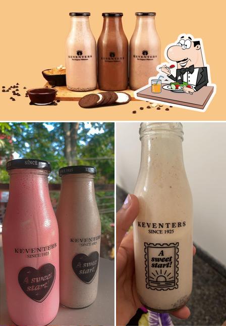 Among various things one can find food and beverage at Keventers Milkshakes & Desserts