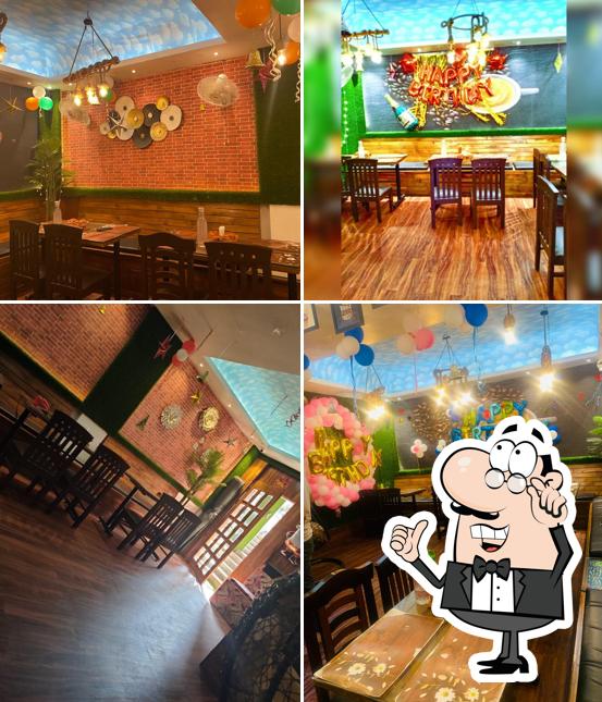 The interior of Party Fowl Restaurant