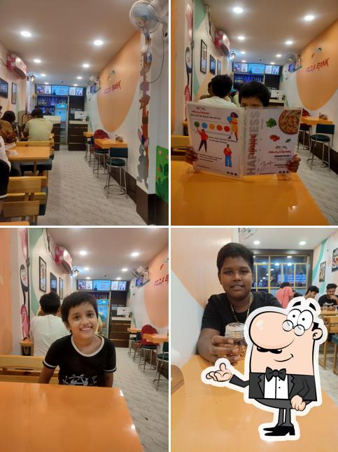 The interior of Pizza Bank Restaurant