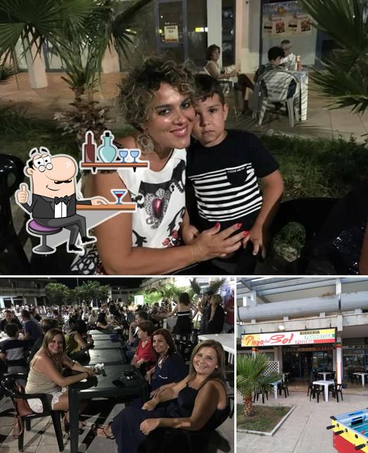 Gli interni di Plaza del Sol