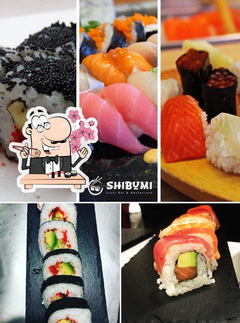 Scegli le varie opzioni di sushi